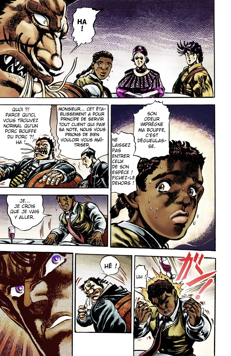 Read JoJo's Bizarre Adventure Part 2 Battle Tendency Official Colored FR Manga Online