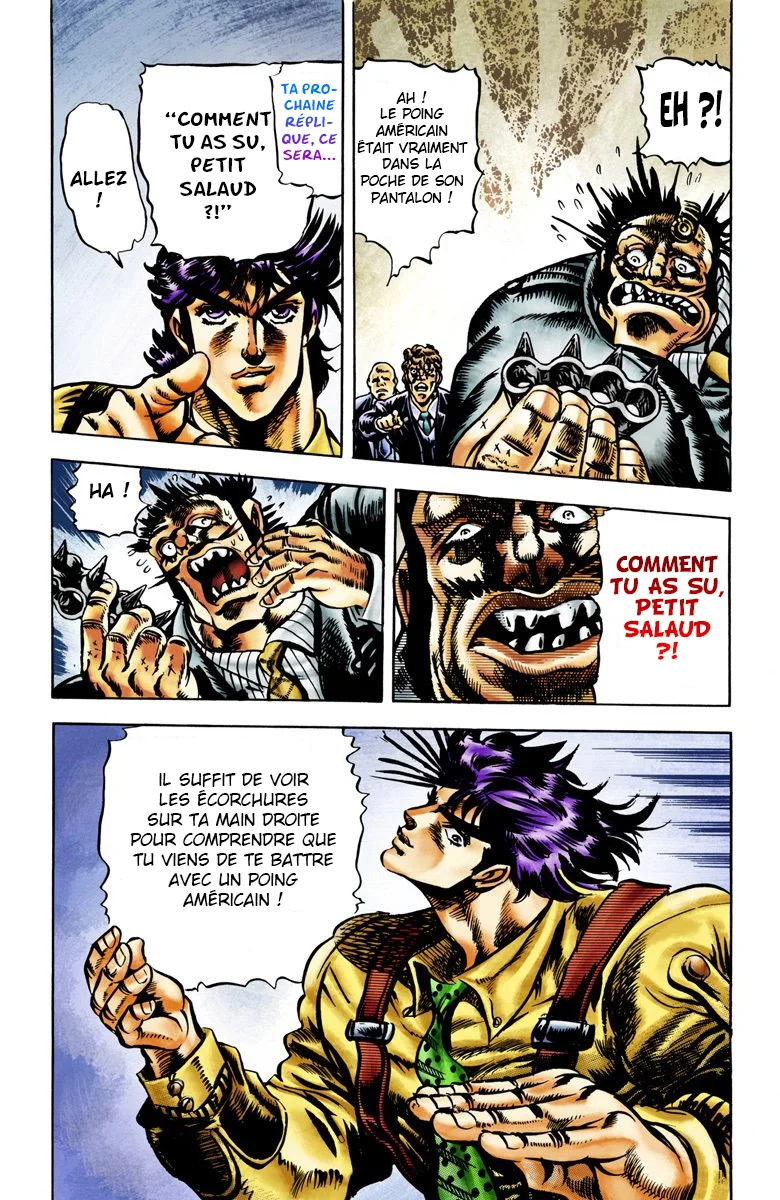 Read JoJo's Bizarre Adventure Part 2 Battle Tendency Official Colored FR Manga Online