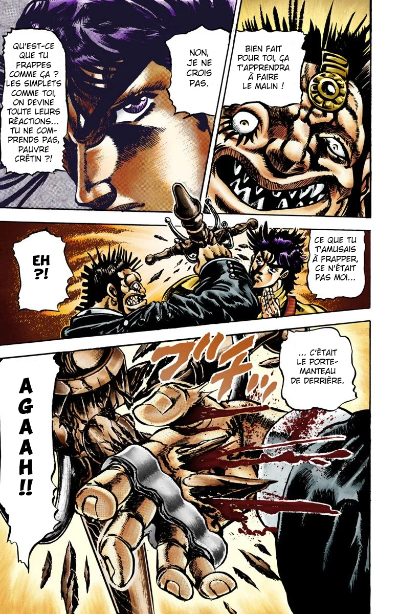 Read JoJo's Bizarre Adventure Part 2 Battle Tendency Official Colored FR Manga Online