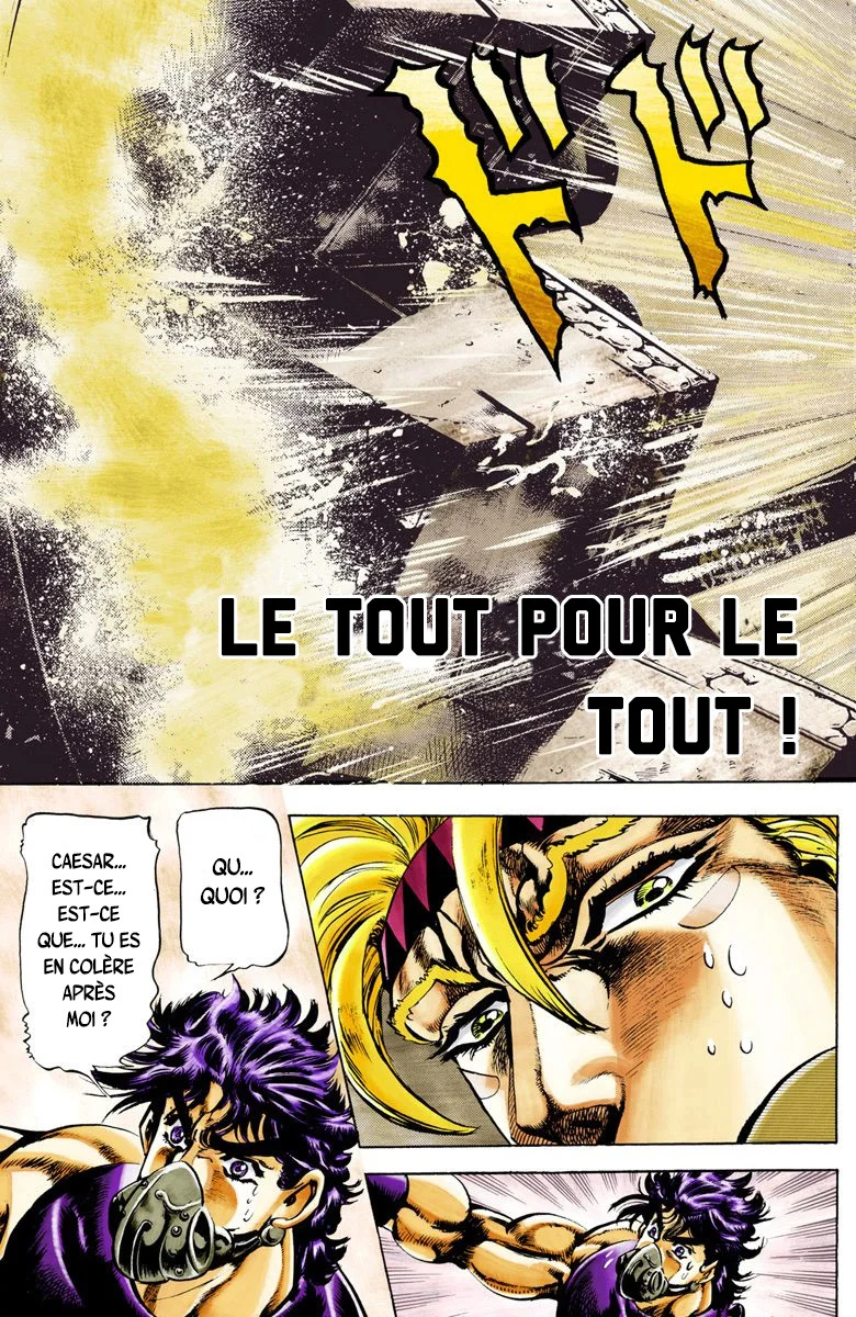 Read JoJo's Bizarre Adventure Part 2 Battle Tendency Official Colored FR Manga Online