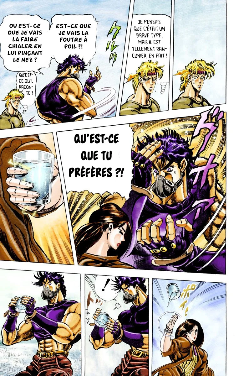 Read JoJo's Bizarre Adventure Part 2 Battle Tendency Official Colored FR Manga Online