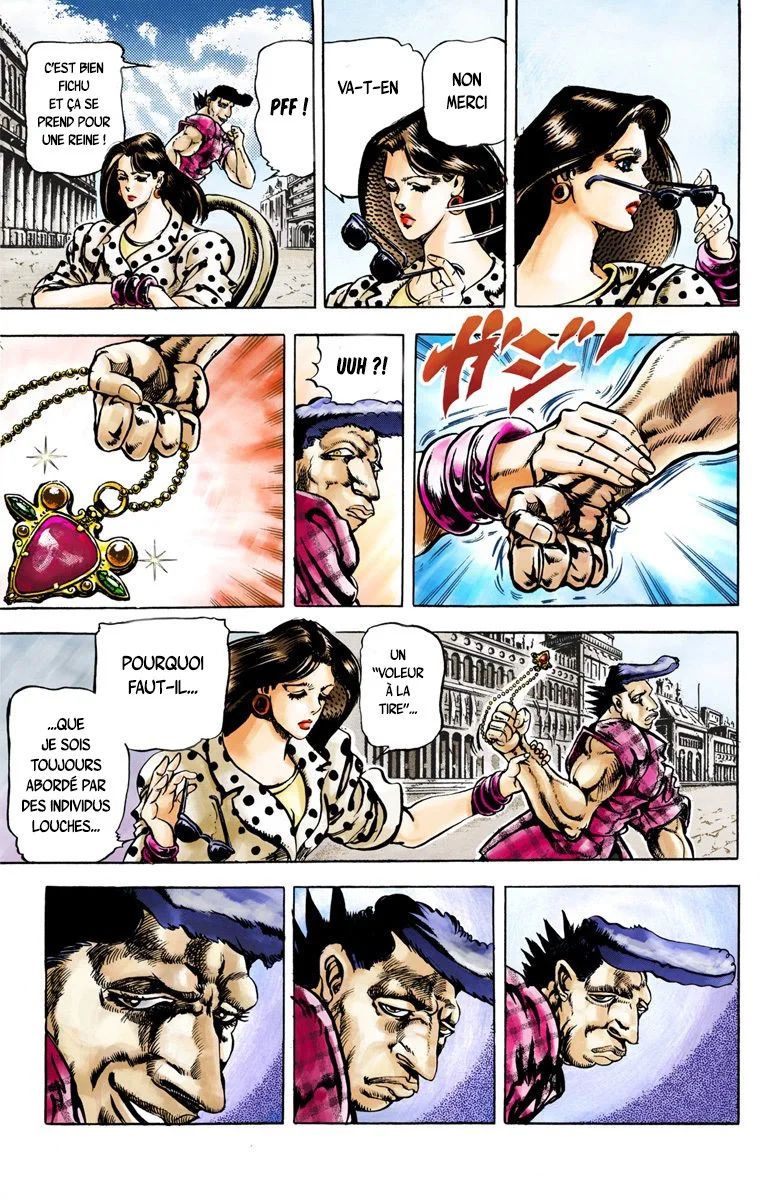 Read JoJo's Bizarre Adventure Part 2 Battle Tendency Official Colored FR Manga Online