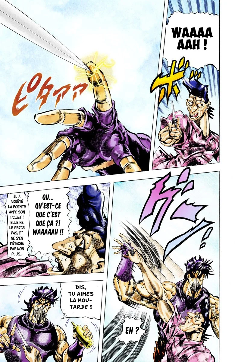 Read JoJo's Bizarre Adventure Part 2 Battle Tendency Official Colored FR Manga Online