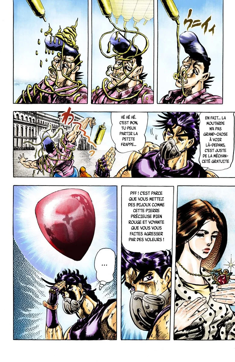 Read JoJo's Bizarre Adventure Part 2 Battle Tendency Official Colored FR Manga Online