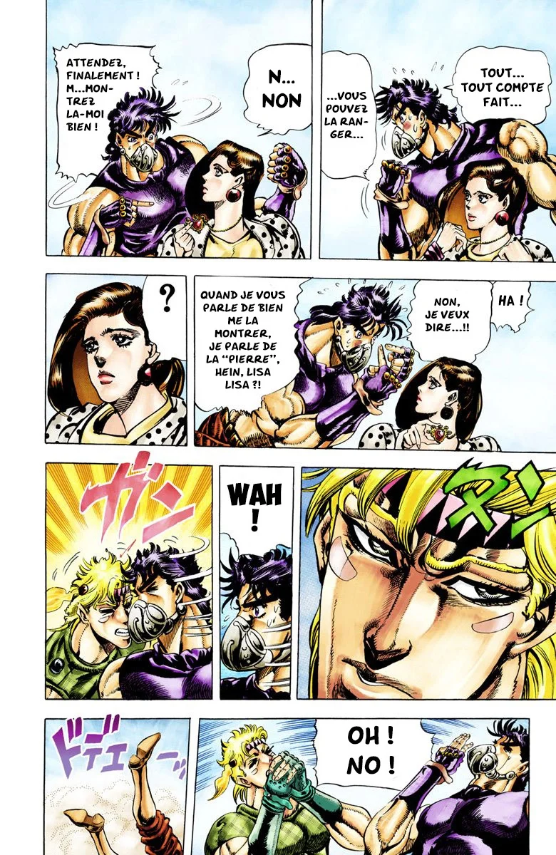 Read JoJo's Bizarre Adventure Part 2 Battle Tendency Official Colored FR Manga Online