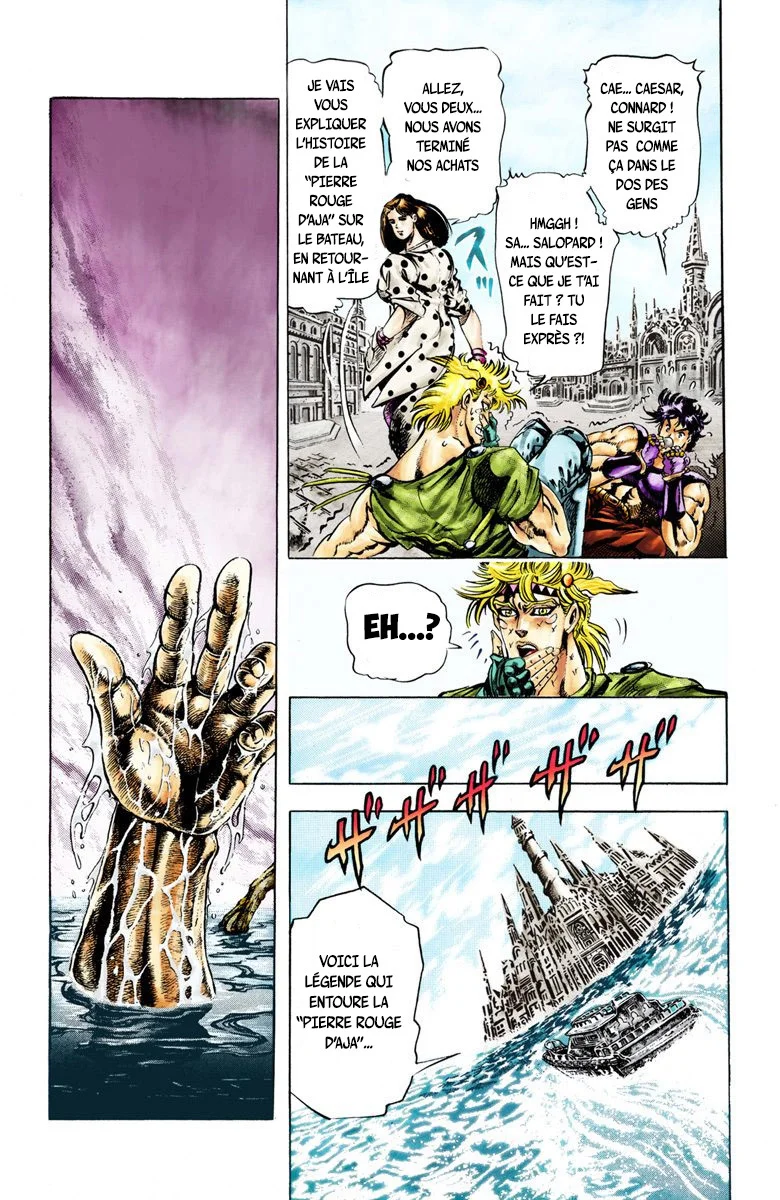 Read JoJo's Bizarre Adventure Part 2 Battle Tendency Official Colored FR Manga Online