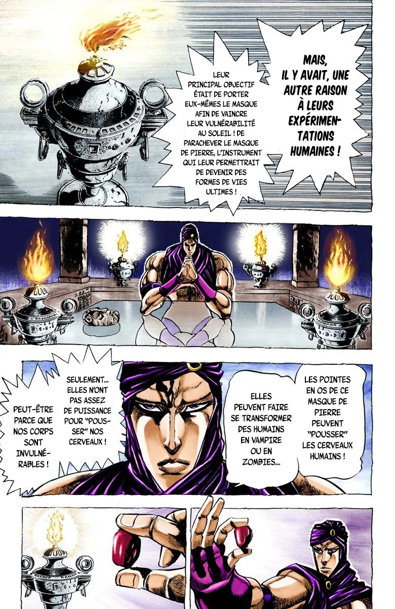 Read JoJo's Bizarre Adventure Part 2 Battle Tendency Official Colored FR Manga Online