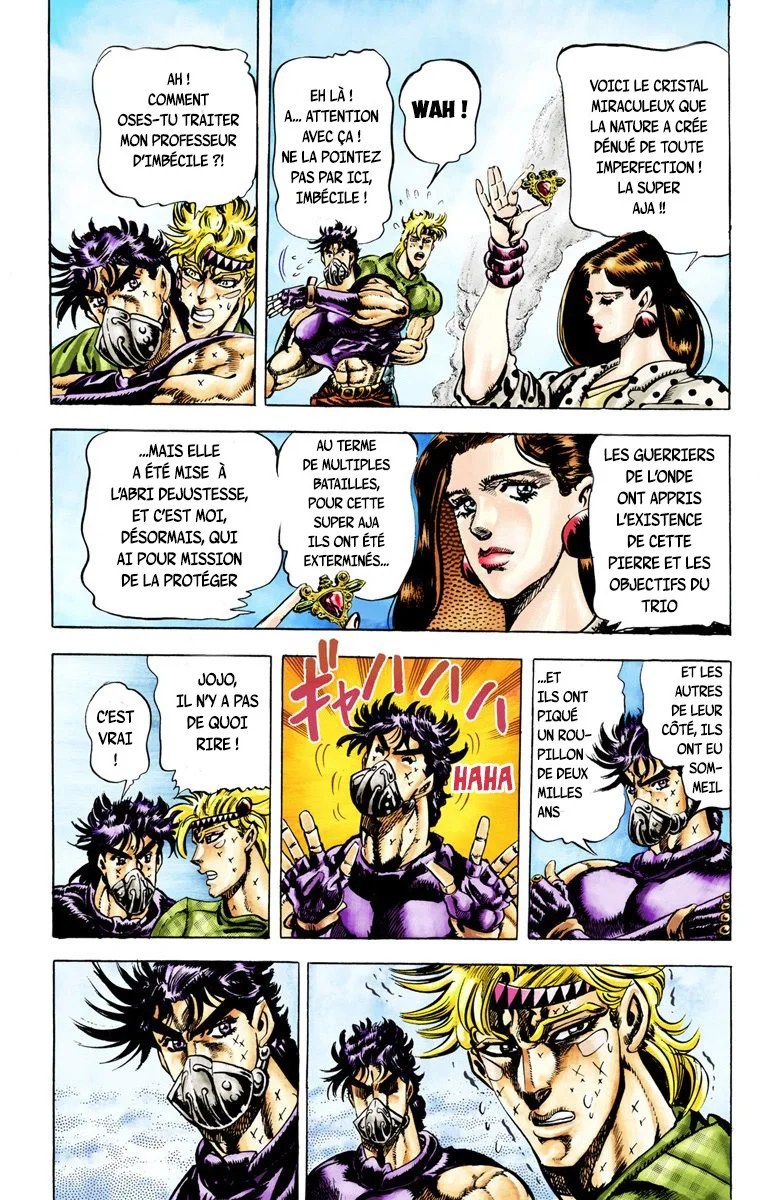 Read JoJo's Bizarre Adventure Part 2 Battle Tendency Official Colored FR Manga Online
