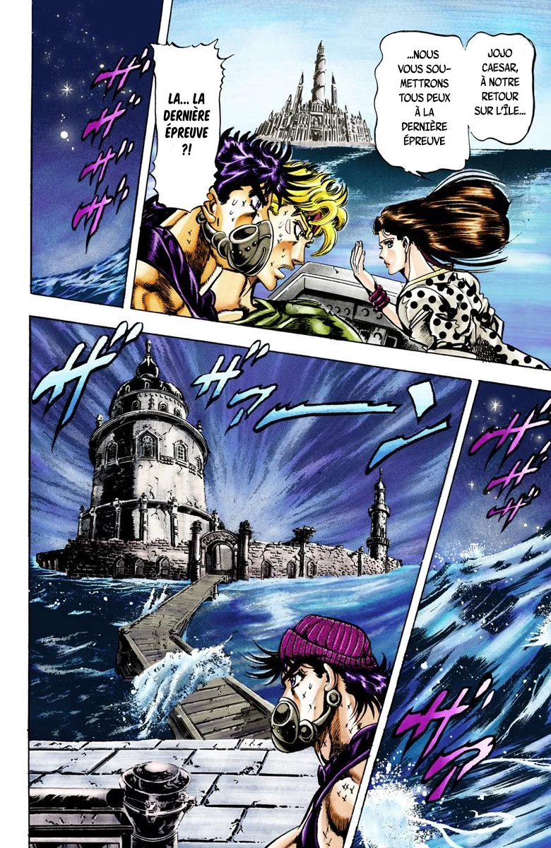 Read JoJo's Bizarre Adventure Part 2 Battle Tendency Official Colored FR Manga Online
