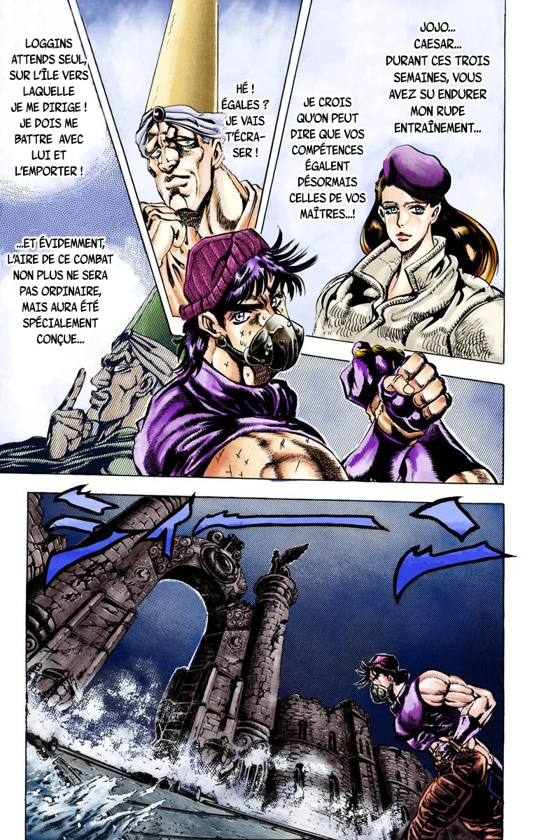 Read JoJo's Bizarre Adventure Part 2 Battle Tendency Official Colored FR Manga Online