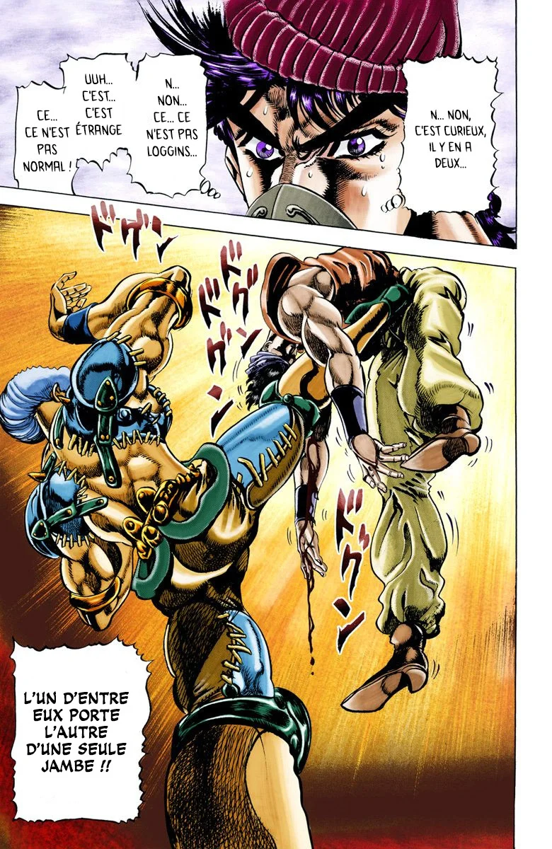 Read JoJo's Bizarre Adventure Part 2 Battle Tendency Official Colored FR Manga Online