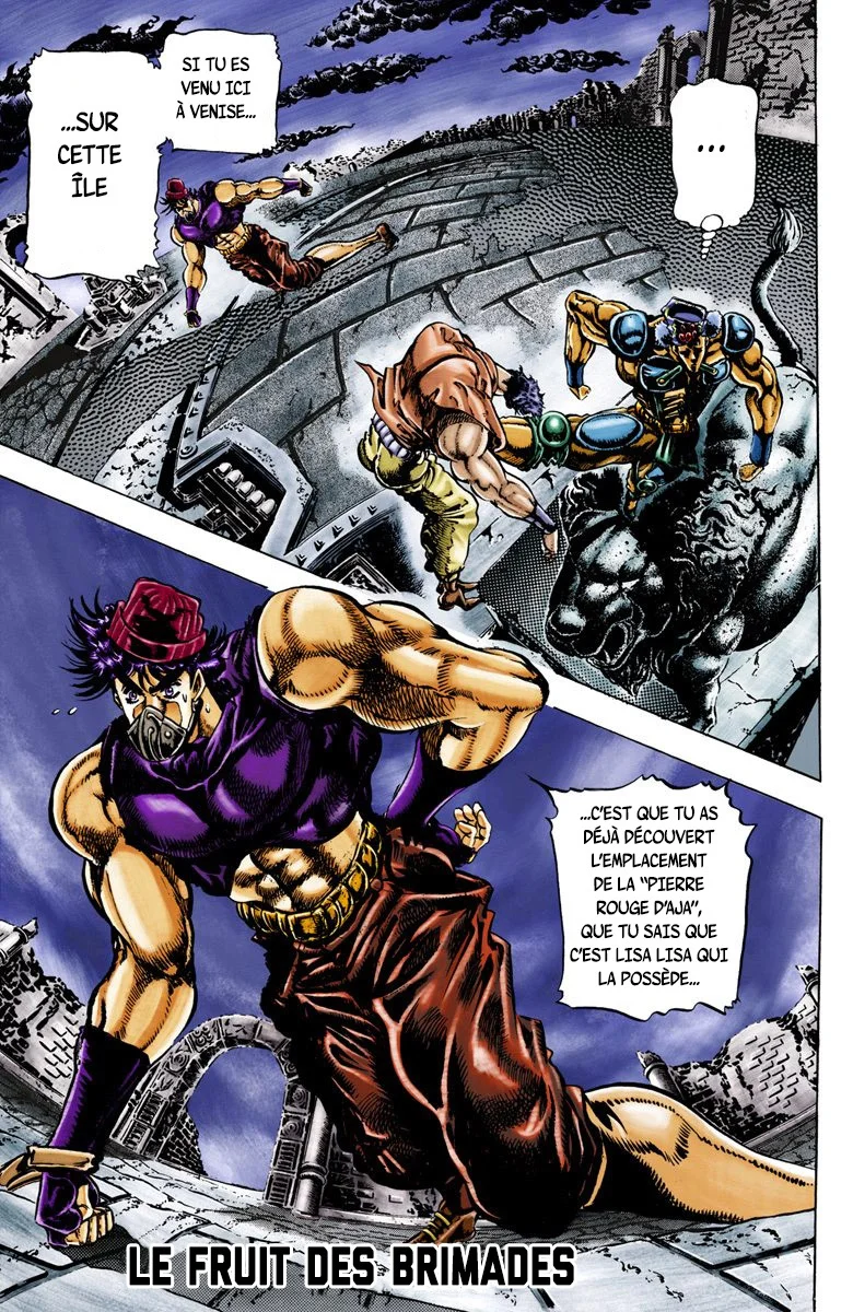 Read JoJo's Bizarre Adventure Part 2 Battle Tendency Official Colored FR Manga Online