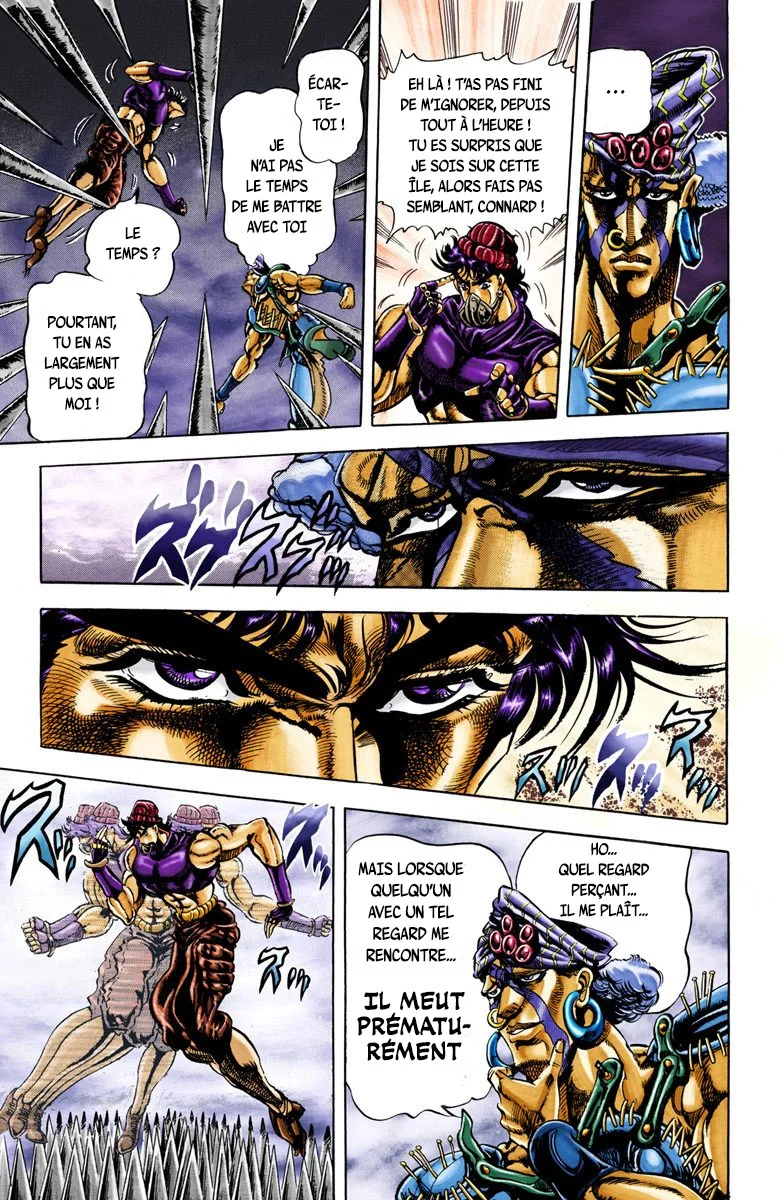 Read JoJo's Bizarre Adventure Part 2 Battle Tendency Official Colored FR Manga Online