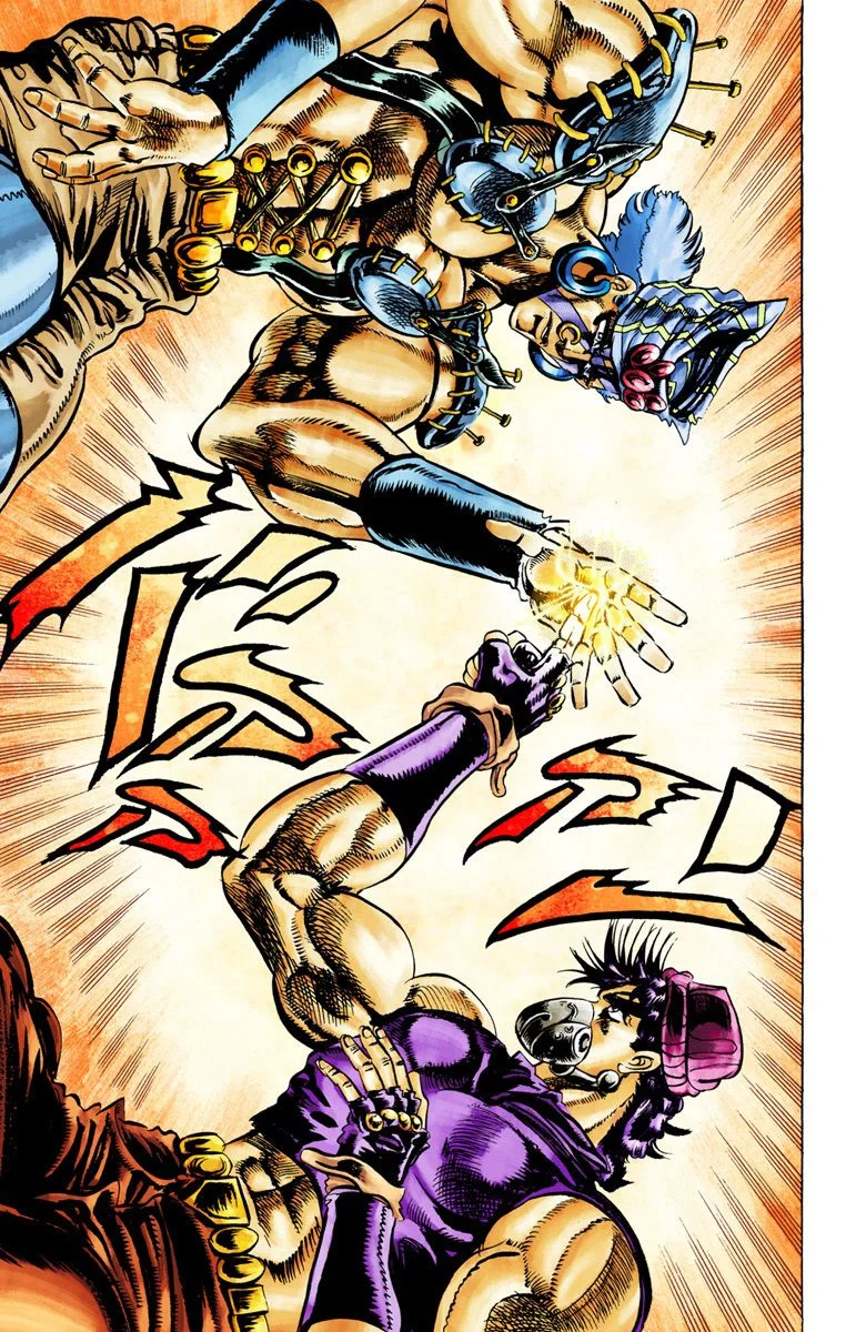 Read JoJo's Bizarre Adventure Part 2 Battle Tendency Official Colored FR Manga Online