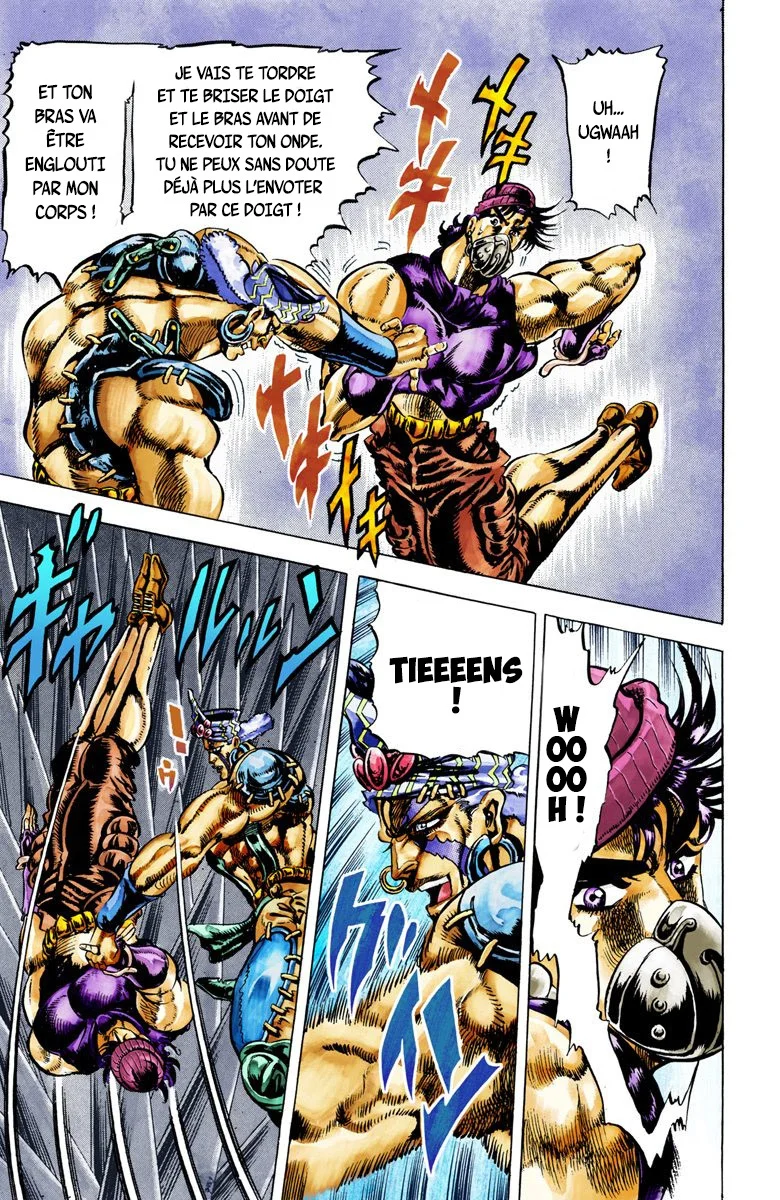 Read JoJo's Bizarre Adventure Part 2 Battle Tendency Official Colored FR Manga Online