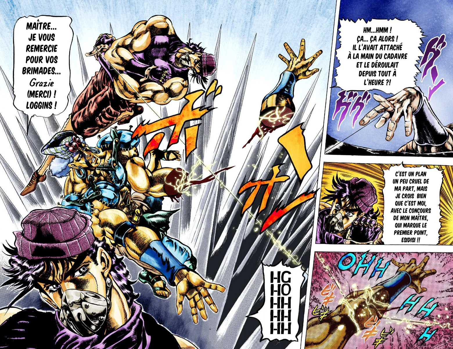 Read JoJo's Bizarre Adventure Part 2 Battle Tendency Official Colored FR Manga Online