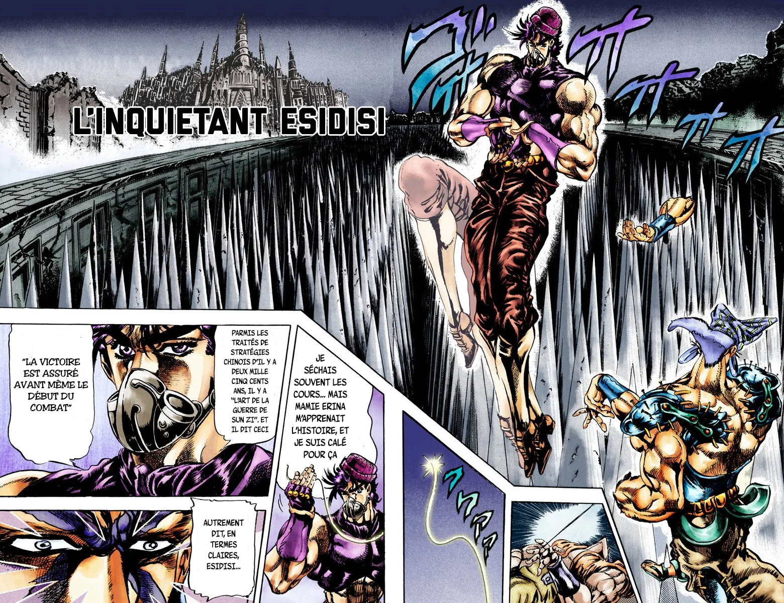 Read JoJo's Bizarre Adventure Part 2 Battle Tendency Official Colored FR Manga Online