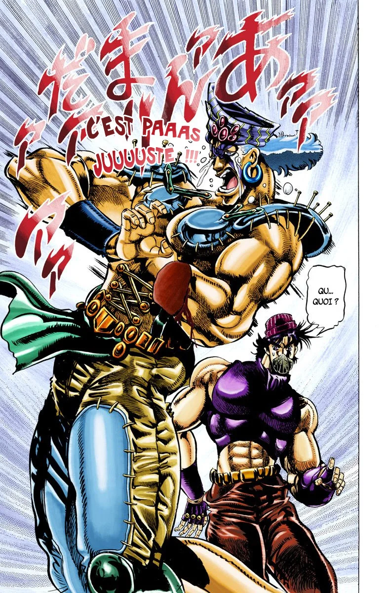 Read JoJo's Bizarre Adventure Part 2 Battle Tendency Official Colored FR Manga Online