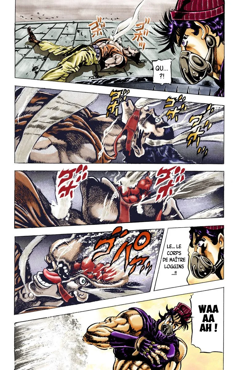 Read JoJo's Bizarre Adventure Part 2 Battle Tendency Official Colored FR Manga Online