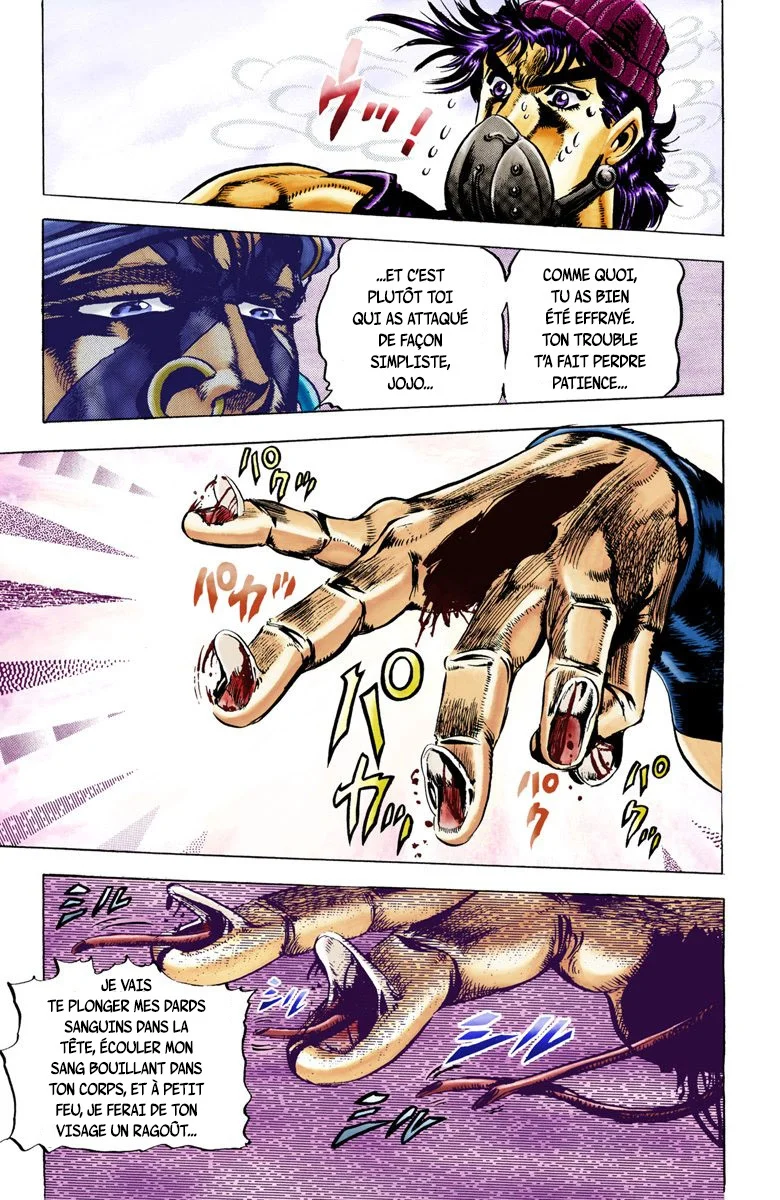 Read JoJo's Bizarre Adventure Part 2 Battle Tendency Official Colored FR Manga Online