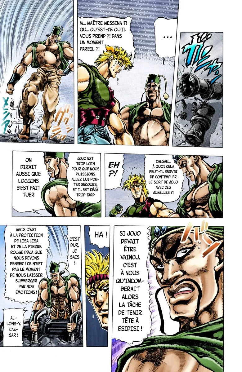 Read JoJo's Bizarre Adventure Part 2 Battle Tendency Official Colored FR Manga Online