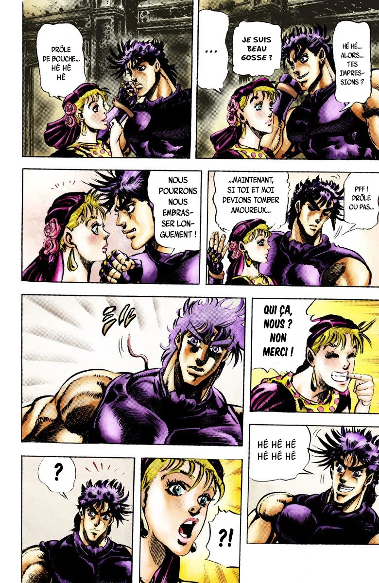 Read JoJo's Bizarre Adventure Part 2 Battle Tendency Official Colored FR Manga Online