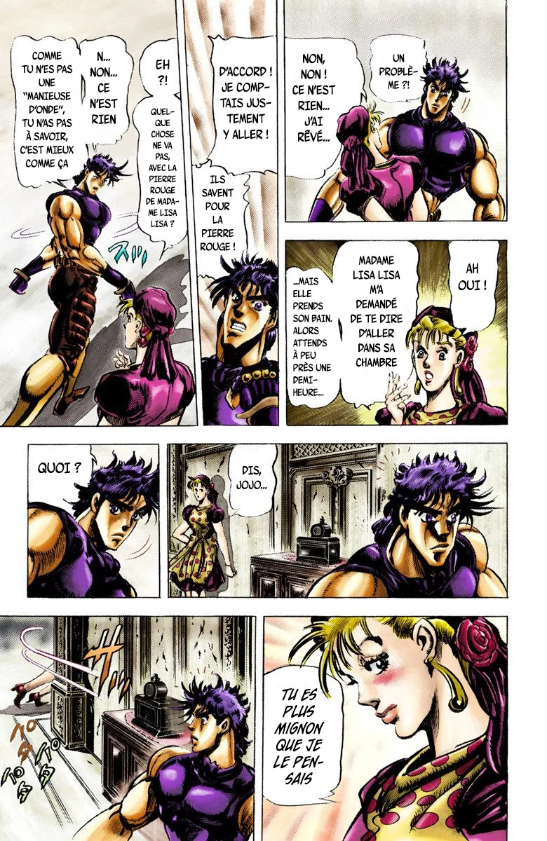 Read JoJo's Bizarre Adventure Part 2 Battle Tendency Official Colored FR Manga Online