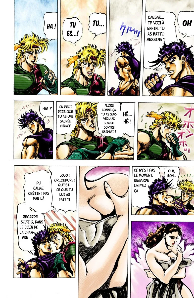 Read JoJo's Bizarre Adventure Part 2 Battle Tendency Official Colored FR Manga Online