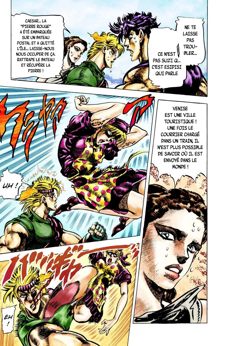 Read JoJo's Bizarre Adventure Part 2 Battle Tendency Official Colored FR Manga Online