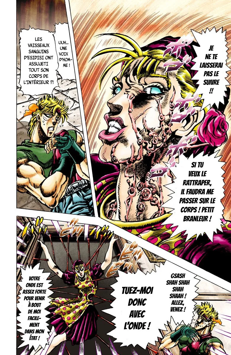 Read JoJo's Bizarre Adventure Part 2 Battle Tendency Official Colored FR Manga Online