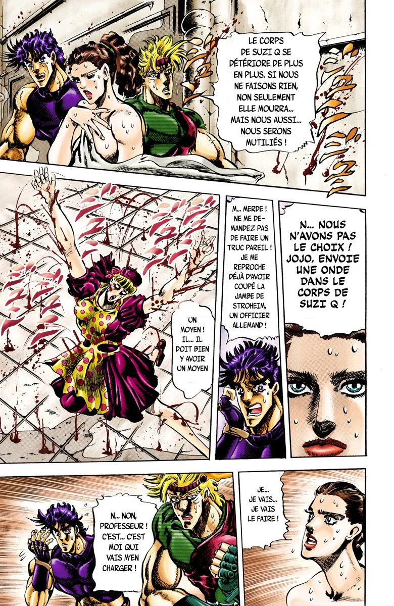 Read JoJo's Bizarre Adventure Part 2 Battle Tendency Official Colored FR Manga Online