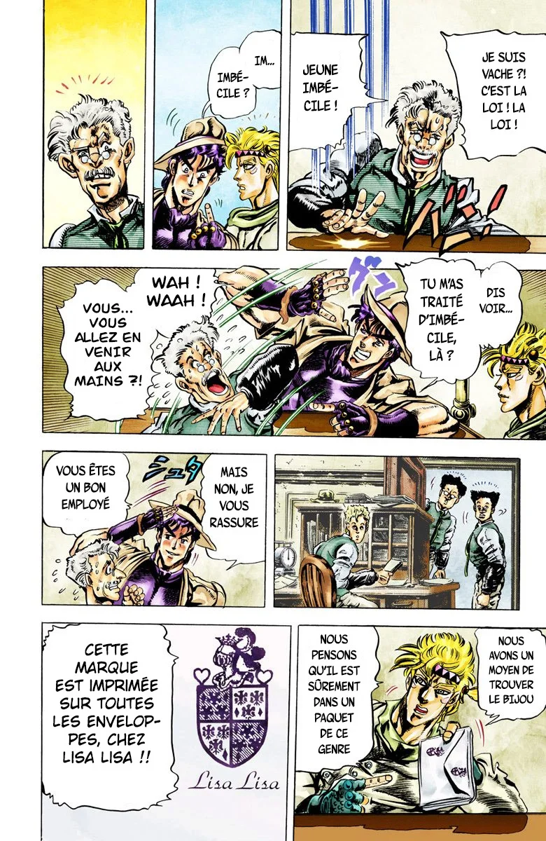 Read JoJo's Bizarre Adventure Part 2 Battle Tendency Official Colored FR Manga Online