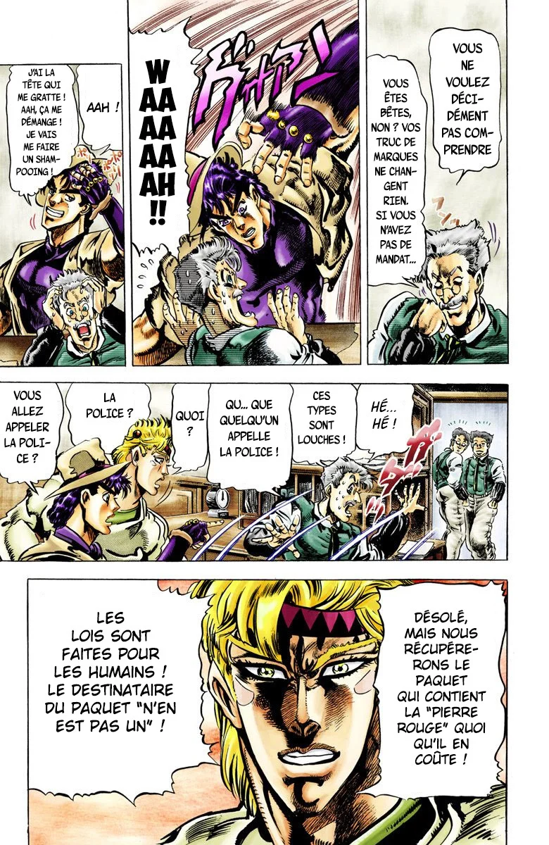 Read JoJo's Bizarre Adventure Part 2 Battle Tendency Official Colored FR Manga Online