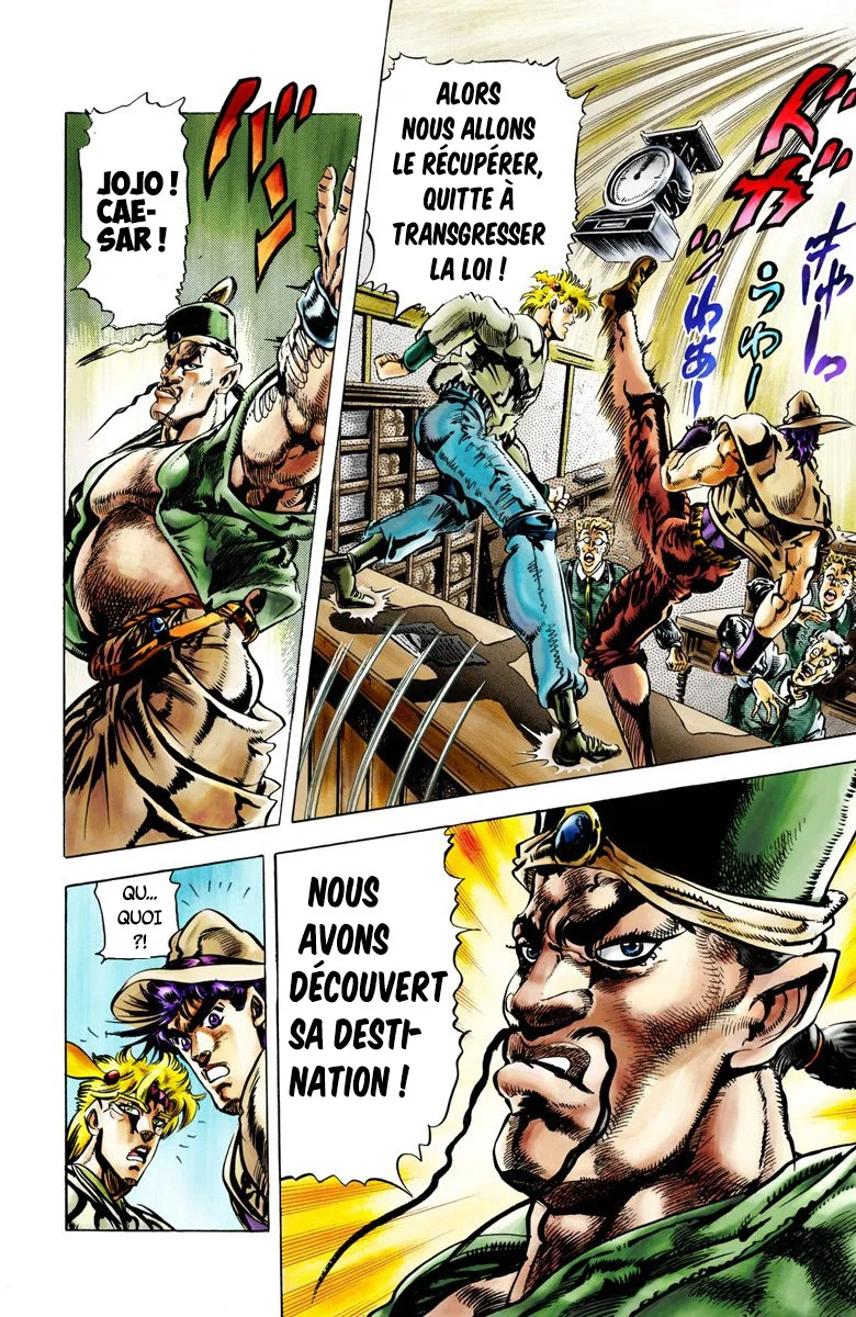 Read JoJo's Bizarre Adventure Part 2 Battle Tendency Official Colored FR Manga Online