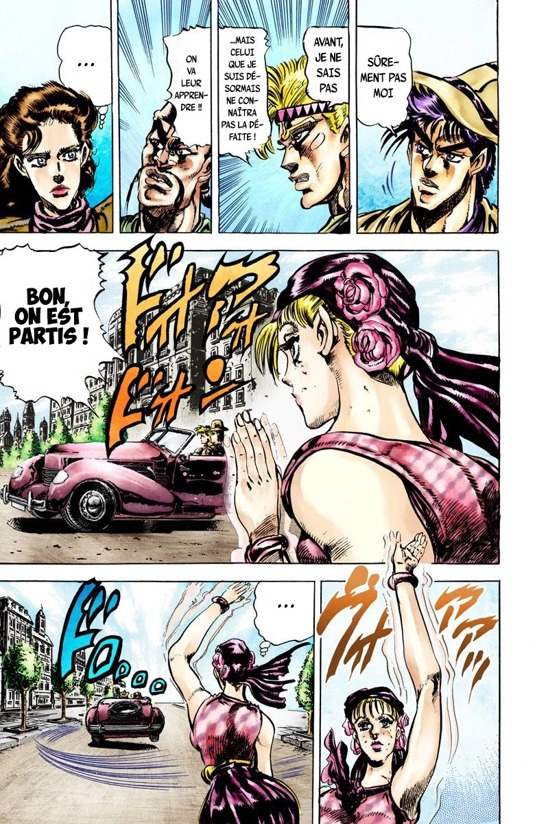 Read JoJo's Bizarre Adventure Part 2 Battle Tendency Official Colored FR Manga Online