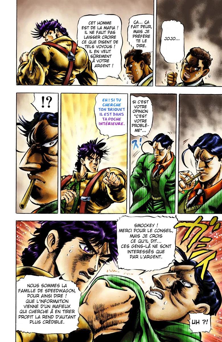 Read JoJo's Bizarre Adventure Part 2 Battle Tendency Official Colored FR Manga Online