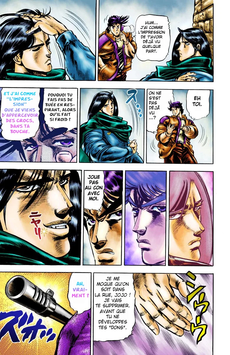 Read JoJo's Bizarre Adventure Part 2 Battle Tendency Official Colored FR Manga Online
