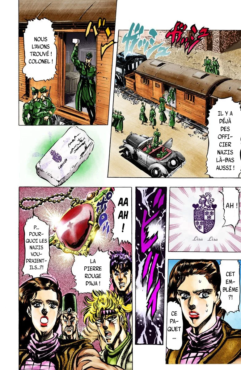 Read JoJo's Bizarre Adventure Part 2 Battle Tendency Official Colored FR Manga Online