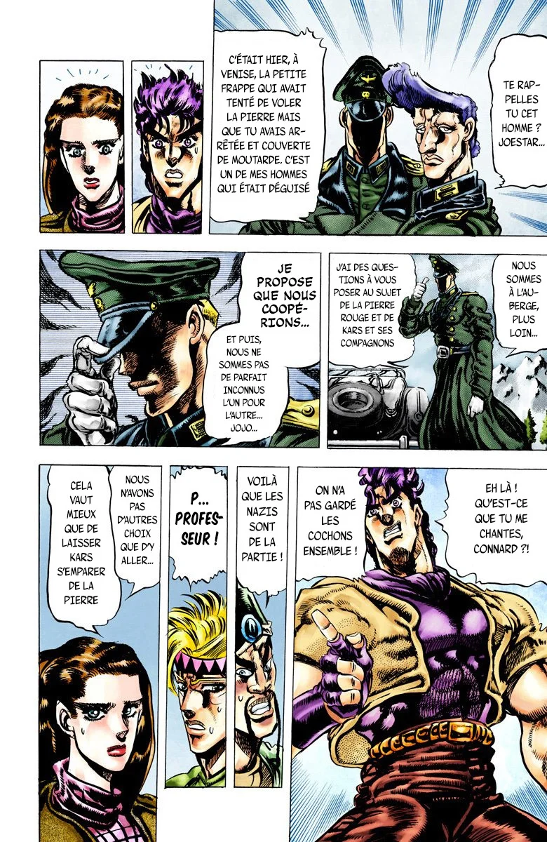Read JoJo's Bizarre Adventure Part 2 Battle Tendency Official Colored FR Manga Online