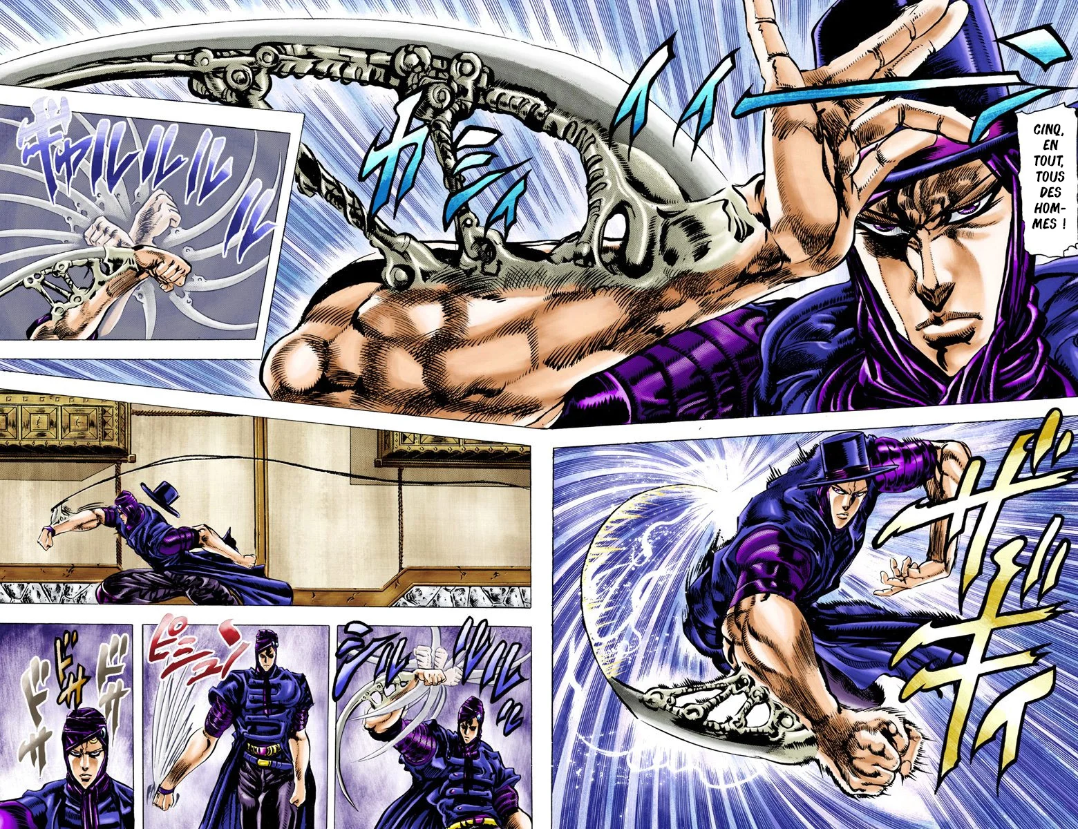 Read JoJo's Bizarre Adventure Part 2 Battle Tendency Official Colored FR Manga Online