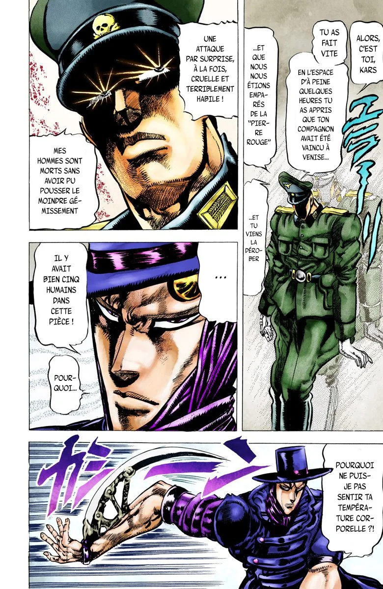 Read JoJo's Bizarre Adventure Part 2 Battle Tendency Official Colored FR Manga Online