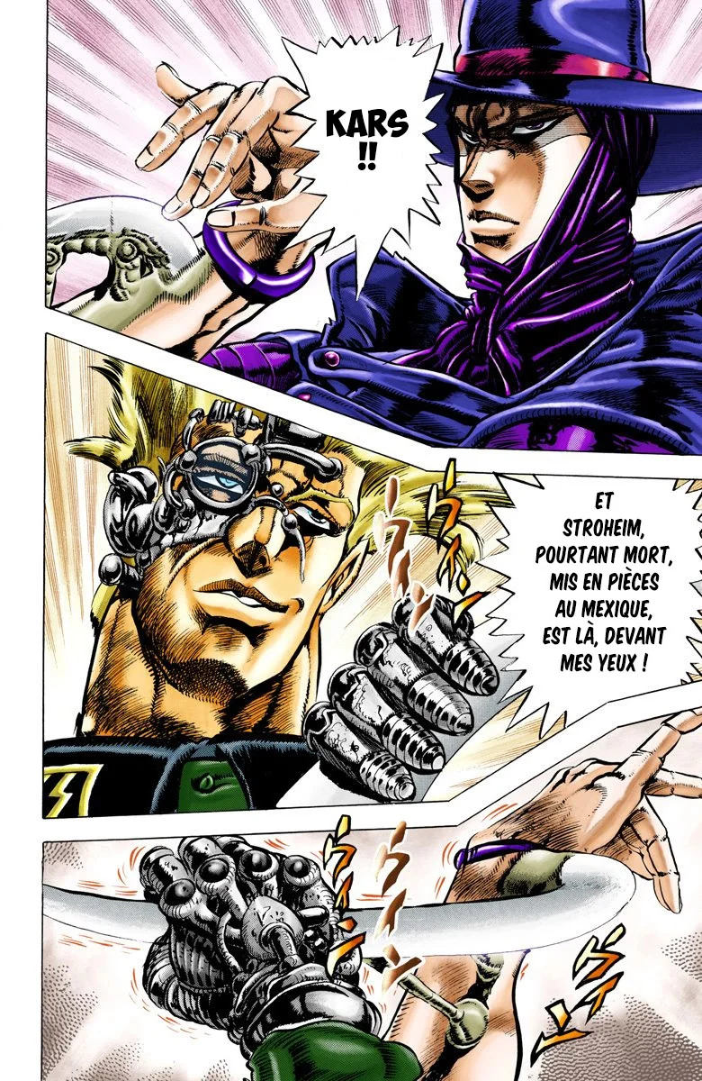 Read JoJo's Bizarre Adventure Part 2 Battle Tendency Official Colored FR Manga Online