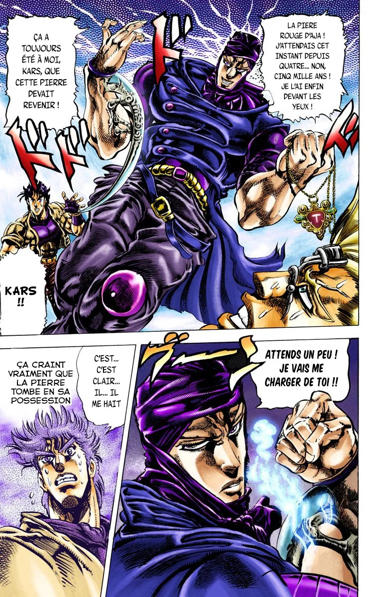 Read JoJo's Bizarre Adventure Part 2 Battle Tendency Official Colored FR Manga Online
