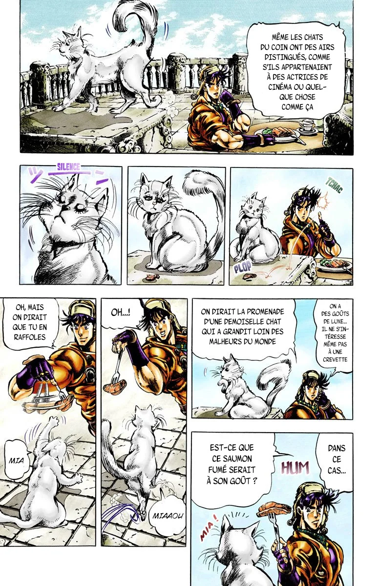 Read JoJo's Bizarre Adventure Part 2 Battle Tendency Official Colored FR Manga Online