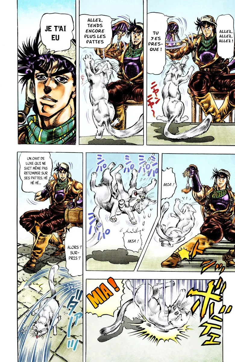 Read JoJo's Bizarre Adventure Part 2 Battle Tendency Official Colored FR Manga Online