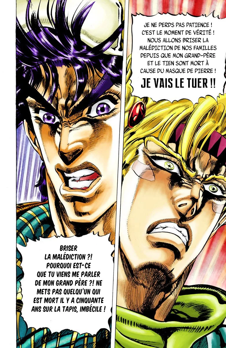 Read JoJo's Bizarre Adventure Part 2 Battle Tendency Official Colored FR Manga Online