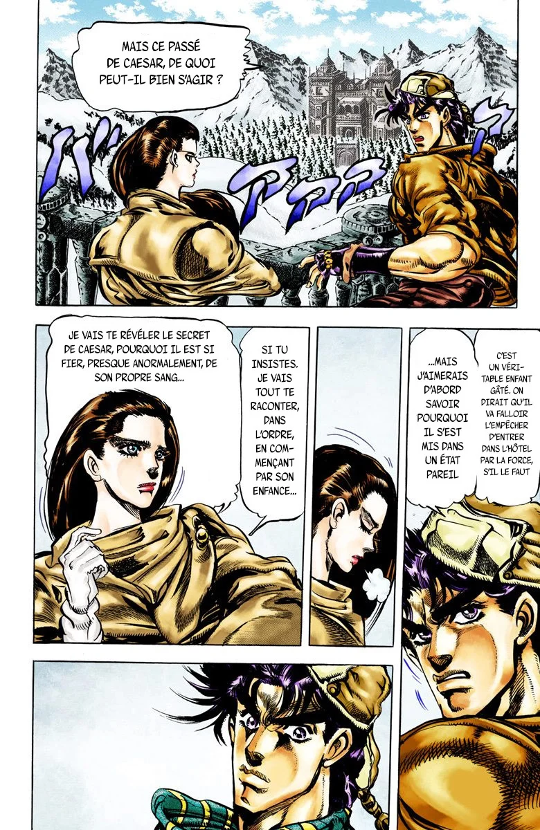 Read JoJo's Bizarre Adventure Part 2 Battle Tendency Official Colored FR Manga Online