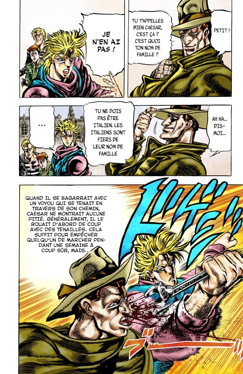 Read JoJo's Bizarre Adventure Part 2 Battle Tendency Official Colored FR Manga Online