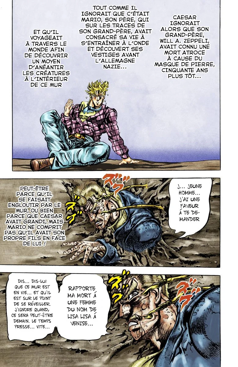Read JoJo's Bizarre Adventure Part 2 Battle Tendency Official Colored FR Manga Online