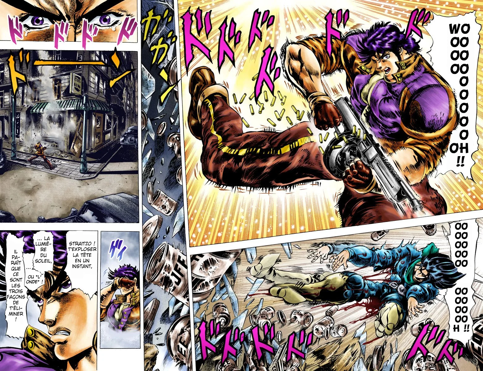 Read JoJo's Bizarre Adventure Part 2 Battle Tendency Official Colored FR Manga Online